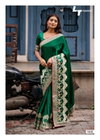 Classic Vol 18 By LT Nc Malai Silk Heavy Embroidery Saree Suppliers In India